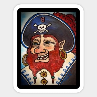 Jiggs The Happy Pirate Sticker